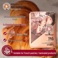 Karalienė T45 Prancūziški pyragų miltai brown