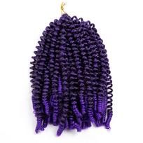 8inch 100g Hot Sell Nubian Spring Twist Crochet Braids Braid Twist Spring Twist Hair (as the picture,8 Inches(20.32cm)) black