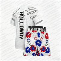 Best-selling Men's and Women's Kid Outdoor Sports Casual Short-sleeved Short-pants Sets; Martial Arts and Boxing Clothing 4XL white