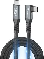 Reagle USB C 5 m kabelis, skirtas OCULUS STEAM VR QUEST 3 3S META VR tethering, 20Gbps, 240 W