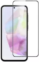 Fusion Accessories Fusion 5D grūdintas stiklas telefonui Samsung Galaxy A36 5G (A366) | A56 (A566) | S25 FE (S731) juodas