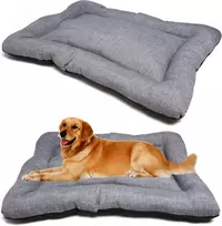 Bps Bps-14094gr šuns katės lova, neslystantis kilimėlis S/m/l, nešiojamas čiužinys, sofa, minkšta pagalvėlė (s: 60 x 45 cm, pilka)