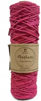 Centrum Colorhome Eco medvilninis makramė virvelė, pinta, 2 mm/100 m, Barbie rožinė