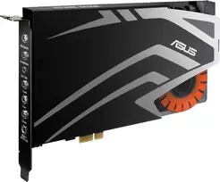 Asus Strix Soar vidinė žaidimų garso plokštė (pci-express, ausinių stiprintuvas, 116 Db Snr)