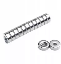 Neodimio žiedinis magnetas Mp 14x(7x3,5)x5 N38 varžtui, 1 vnt.