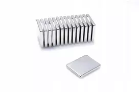 Neodimio magnetas, plokštelė Mpł 25x20x3 N38, 5 vnt.