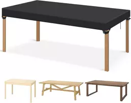 Garprovm žieminis sodo stalo uždangalas, 200 x 100 x 15 cm, stalviršio uždangalas, lauko stalviršio uždangalas, apsauginis uždangalas sodo stalui, terasos stalui, 420d oxford audinys, vandeniui atsparūs sodo baldai