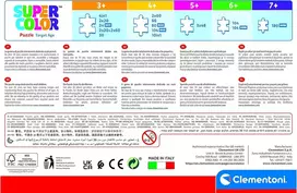 Clementoni 27116 27116-supercolor Dėlionė-žmogus-voras-104 detalės, įvairiaspalvis