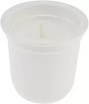 Cereria di Giorgio fruitesque Glo-lite Jar Yoghurt žvakė stiklainyje, vaškas, balta, 7 x 7 x 7 cm