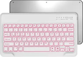 Occtingkind, bluetooth klaviatūra, skirta ipad/android planšetiniams kompiuteriams, vokiškas išdėstymas qwertz, 12 colių belaidė magnetinė klaviatūra su apšvietimu, skirta ipad/samsng galaxy tab/lenovo, balta