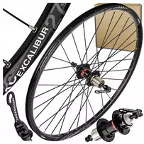 Galinis dviračio ratas Rodi Excalibur 27,5" 584x19 Novatec Nt-d042 juodas diskas