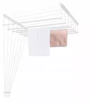 Sepio lubų montuojama skalbinių džiovykla, atspari skalbiniams, 7 strypai, 120 cm