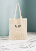 Pintas smėlio spalvos maišelio tipo rankinė Paris Milano