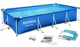 Sodo baseinas Šeimyninis karkasinis 400x211x81 Bestway