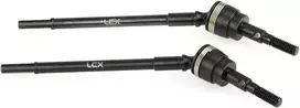 Lcx Racing 1/10 rc crawler automobilio aukšto anglies plieno cvd ar44 ašies priekinės ašies velenas ar44 universalus ašių komplektas, skirtas axial scx10 ii 90046 90047, atnaujinimo dalių priedai