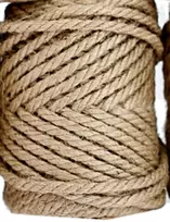 Virvė natūrali džiuto, pinta iš džiuto, skersmuo 4mm/200g/apie 23m, 1vnt