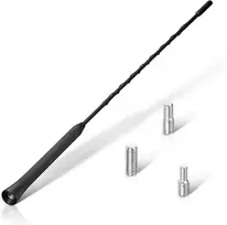 Eightwood automobilinė antena fm dab automobilio radijo antena stogo antena automobilio 40 cm pakaitinė antenos lazdele automobilinė antena su stipria fm/dab priėmimo funkcija