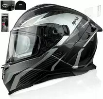 Nox Naxa F32 motociklo šalmas, dydis M | skydelis | paruoštas interkomui | su pinlock