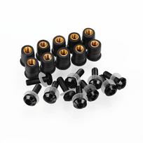 10PCS For DUCATI Monster 899 1299 800 999 749 1000 959 696 1199 Fairing Wind Screen Screw Bolt Kit Windshield Mounting Nut bolt juoda