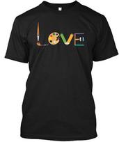 Meilės Menininkas - Marškinėliai Pagaminti JAV Dydis S iki 5XL 4XL black