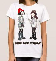 Daria With Jane Sick Sad World T-Shirt, Men's Women's Sizes (dmm-092) S white