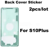 2pcs For Samsung Galaxy S21 S22 S20 S10 S9 S8 Plus Ultra FE Back Battery Cover Sticker Adhesive Back Door Waterproof Tape Glue 2x For S10Plus