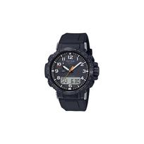 Casio PRO TREK Series-Disc Dual Display Smart Outdoor Mountaineering Solar Six Bureau Radio Wave Outdoor Sports Waterproof Solar Quartz PRW-50Y-1APR