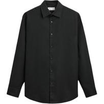 ZARA Shirts Men's Black Lapel Moderate Other 7545710-800 M(180/96A) black