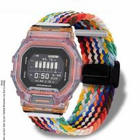 Nailoninis laikrodžio dirželis Casio GBD-200-1/2/9GBD-200 modifikuotas magnetinis pintas laikrodžio dirželis GBD-200 series įvairiaspalvis