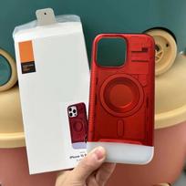 Prabangus Magsafe dėklas, skirtas Iphone 16 Pro Max 15 14 13, PC+TPU, magnetinis, belaidžio įkrovimo, itin hibridinis, AC1, kietas, atsparus smūgiams, apsauginis dangtelis su dėžute 16 plus raudona