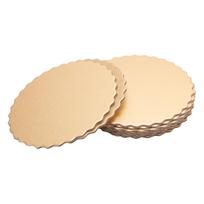 10 VNT. Dvipusio rašto apvalios torto lentos, daugkartinio naudojimo torto padėklai vestuvių, gimtadienio vakarėliams(6 colių ) 6 Inch beige