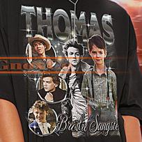 THOMAS BRODIE SANGSTER Retro Shirt, Thomas Brodie Sangster Vintage Tshirt, Brodie Sangster Fan Tees, Thomas Brodie Retro 90s Sweater #saf 140 gray