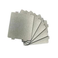 5 Pieces Waveguide Covers Microwave Accessory Mica Sheet Parts Replacement for Restaurant beige