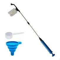 Instructions for Diatomaceous Earth Spreader, Spreader Garden Powder, Telescopic Pole 100ml white