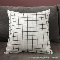 Šiaurietiško stiliaus lininė pagalvės užvalkalas su logotipu namams ir sofai 40x40 cm Pillowcase