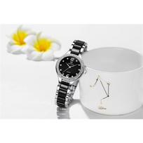 New fashion hot selling ceramic tile waterproof women's quartz watch beige
