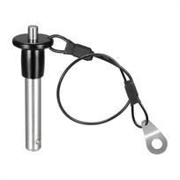 Multi Size Push-Button Locking Stainless Steel with 25cm Wire Durable Quick Release Pin 8x31mm