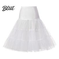 Multi-layered Skirt Accessory Gauze Puffy High Waist Multi-Layered Hem Mini Solid Support Color A-Line Party Wedding Dance Dress Tulle M balta