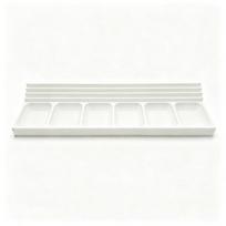 6 Grids Board Game Card Storage Tray, Multi Compartment Game Piece Organizer Holder For Tabletop Gaming Component Sorting balta