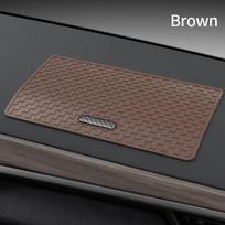 Hot-selling Car Anti-slip Mat, Silicone Storage Mat for Car Center Console, High-temperature Resistant Dashboard Mat Mocha Brown