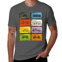 Ticket To Ride Trains Tshirt Big Size Crew Neck Tshirt XL yellow