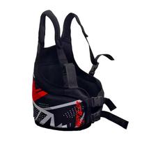 Adult Karting Rib Vest, Multi-Purpose Chest Protector, Breathable, Shock-Absorbing And Adjustable. raudona