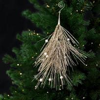 Multi-Beaded Christmas Pearl Pick Branch Christmas Tree Pearl Tassel Hanger  Christmas Tree Decor Style 2
