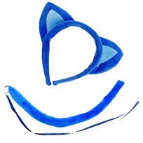 Animacinių filmukų Katės Šunys Asilai Kostiumų Aksesuarai Vaikams Berniukui Mergaitei Helovinas Cosplay Gimtadienis Kalėdos Vaidmenų Žaidimai blue