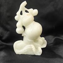 Luminous Stone Decor: Multi-Style Display for Home, Office, and Car 797 white