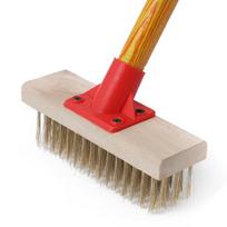 Shuoda Wooden Handle Multi-purpose Floor Cleaning Brush red