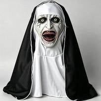 Hot Selling Soul Summoning2Nun mask Halloween scary prank ghost face horror latex headgear nun 05Vampire Nun