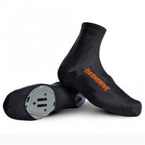 Winter Fleece Cycling Shoe Covers Windproof Warm Long Bike Road 3XL black