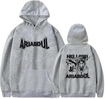 Ari Abdul Merch Dobermano Hoodis Spausdinti Hoodžiai Vyrai Moterys Ilgomis Rankovėmis Megztinis Puloveris Viršus S gray