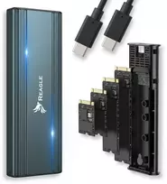 Kišenė Reagle SSD diskui M.2 NVME PCIE USB-C 3.2 10Gbps USB korpusas M2 adapteris